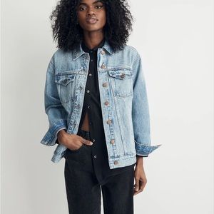 Madewell oversized denim jacket